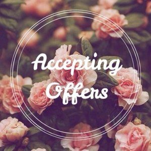 ♥ Accepting Offers ♥